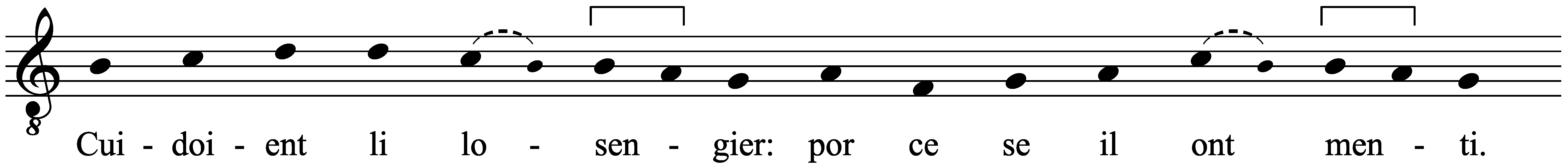 Work musical notation